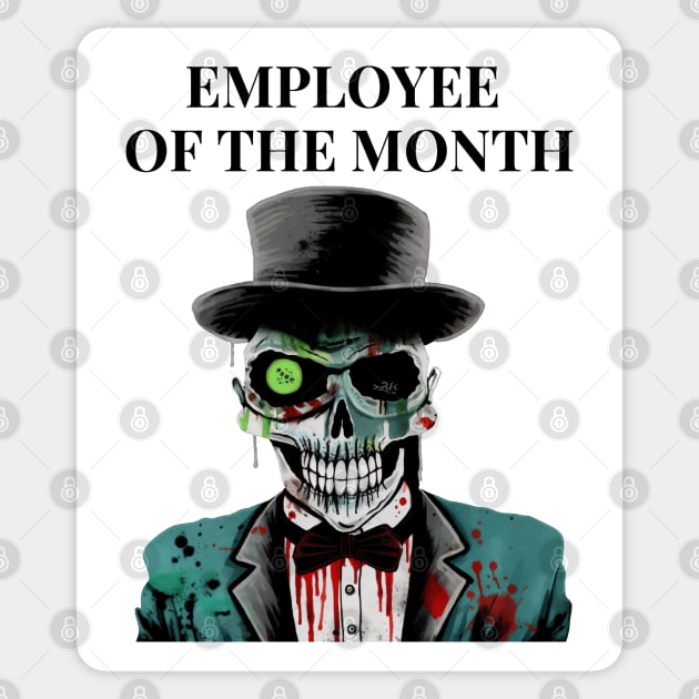 Employee Of The Month Sticker by TooplesArt